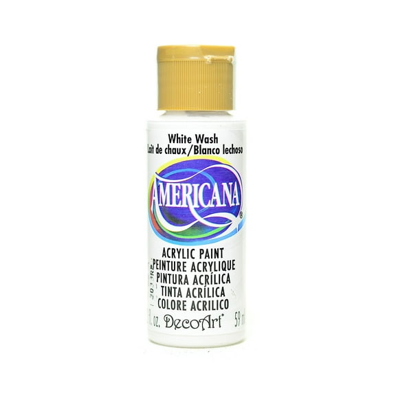 Americana Acrylic Paints white wash, 2 oz. (pack of 8)