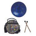 thumbnail image 4 of 5.5 '' Drum Mazos Bolsa de transporte para niños - Azul, shamjiam Tambor de la lengua, 4 of 9