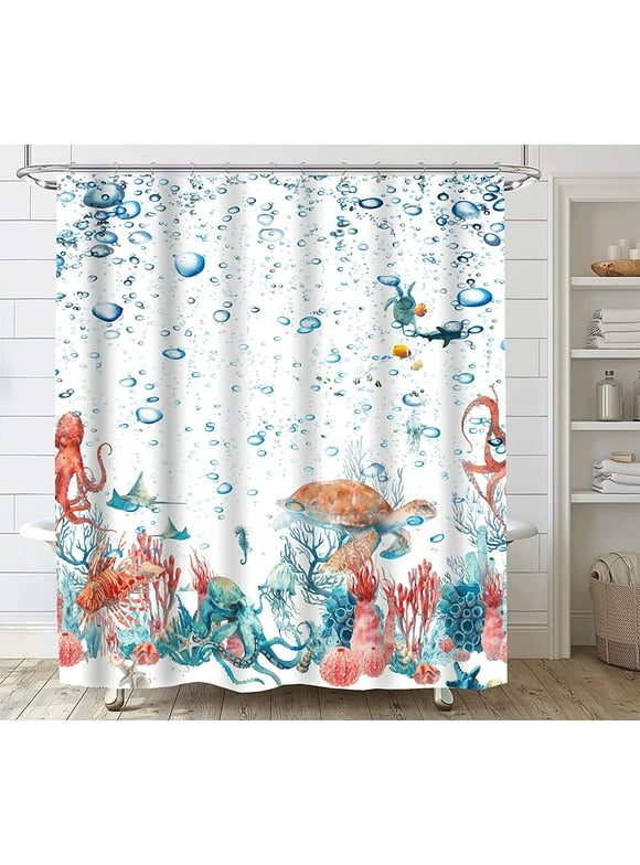 Coastal shower curtains in Shower Curtains