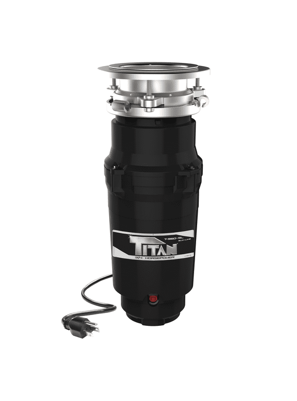 Titan 3/4 HP Slim Line Garbage Disposal for Confined Spaces 10-US-TN-960-SL-3B