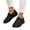 Gray, variant on EKVAHL Womens Polka Dot Leopard Print Lace Up Rounde Toe Loafers, Soft Faux Suede Lightweight Casual Boat Shoes, Slip Resistant Comfortable Flat Walking Shoes
