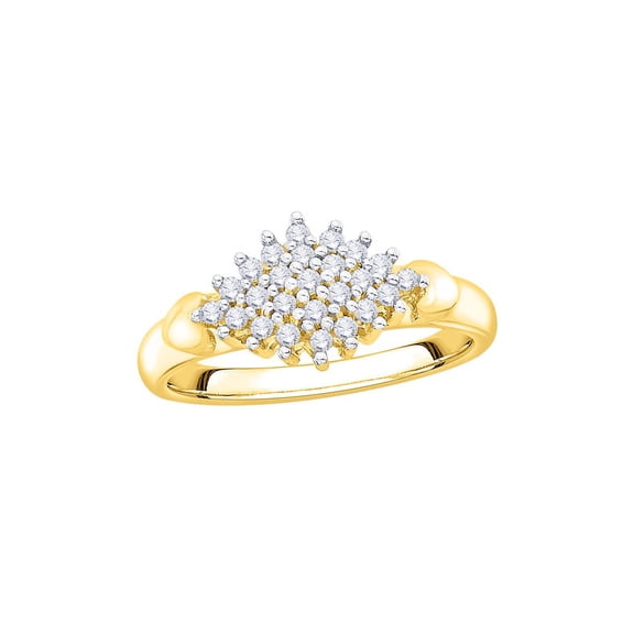 KATARINA Diamond Fashion Ring in 14K Yellow Gold (1/4 cttw, I-J, I1-I2) (Size-6)