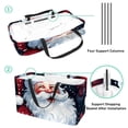 thumbnail image 4 of Santa Claus Large Foldable Oxford Cloth Storage Bin - Multipurpose Storage Box, Shopping Bag Organizer, 4 of 7