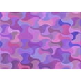 thumbnail image 1 of Ahgly Company Machine Washable Indoor Rectangle Transitional Heliotrope Purple Area Rugs, 4' x 6', 1 of 7