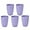 Purple, variant on ABCISI Drinking Tumblers 12 oz 5 Pack, Purple Wheat Straw Cups, Lightweight Reusable Stackable Water Glasses for Juice, Milk, Iced Tea, Camping, Parties and Everyday Use
