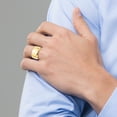 thumbnail image 4 of Primal Gold 10 Karat Yellow Gold 12mm Half Round Band Size 4.5, 4 of 5