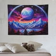 thumbnail image 4 of ONETECH  Galaxy Tapestry for Bedroom - Planet Tapestry Wall Hanging Psychedelic Tapestry for Bedroom Aesthetic - Mountain Wall Tapestry, Space Tapestry for Home Tapestry for Bedroom Decor, 4 of 7