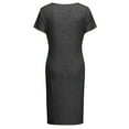 thumbnail image 3 of DPTALR Femmes Maternité Été Manches Courtes Décontracté Robe d'Été Grossesse Robe Vêtements, 3 of 8