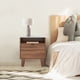 thumbnail image 1 of Mobi Buro Madera Kabul Color Nogal L. 50 Cm 1 Cajon Recamara Mobi Muebles Moderno, 1 of 7