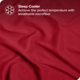 thumbnail image 5 of Bare Home 5-Piece Reversible Bed-in-a-Bag - Premium 1800 Collection - King, Black/Red Comforter with Red Sheet Set, 5 of 8