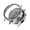 thumbnail image 6 of for Samsung Galaxy Watch 7 44mm Bling Case with Built-in Screen Protector, Plating Crystal Diamond Protective Cover with HD Screen Protector for Samsung Galaxy Watch 7 44mm, Silver, 6 of 8