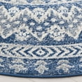 thumbnail image 3 of SAFAVIEH Brentwood Dory Geometric Area Rug, Navy/Beige, 6'7" x 6'7" Round, 3 of 11