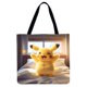 thumbnail image 1 of Bolso shopping Pikachu de lino, 1 of 2