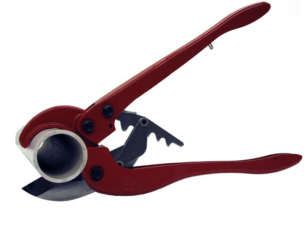 LARGE PVC PLASTIC PIPE CUTTER RATCHETING TYPE CUTS UP TO 2-1/2" 