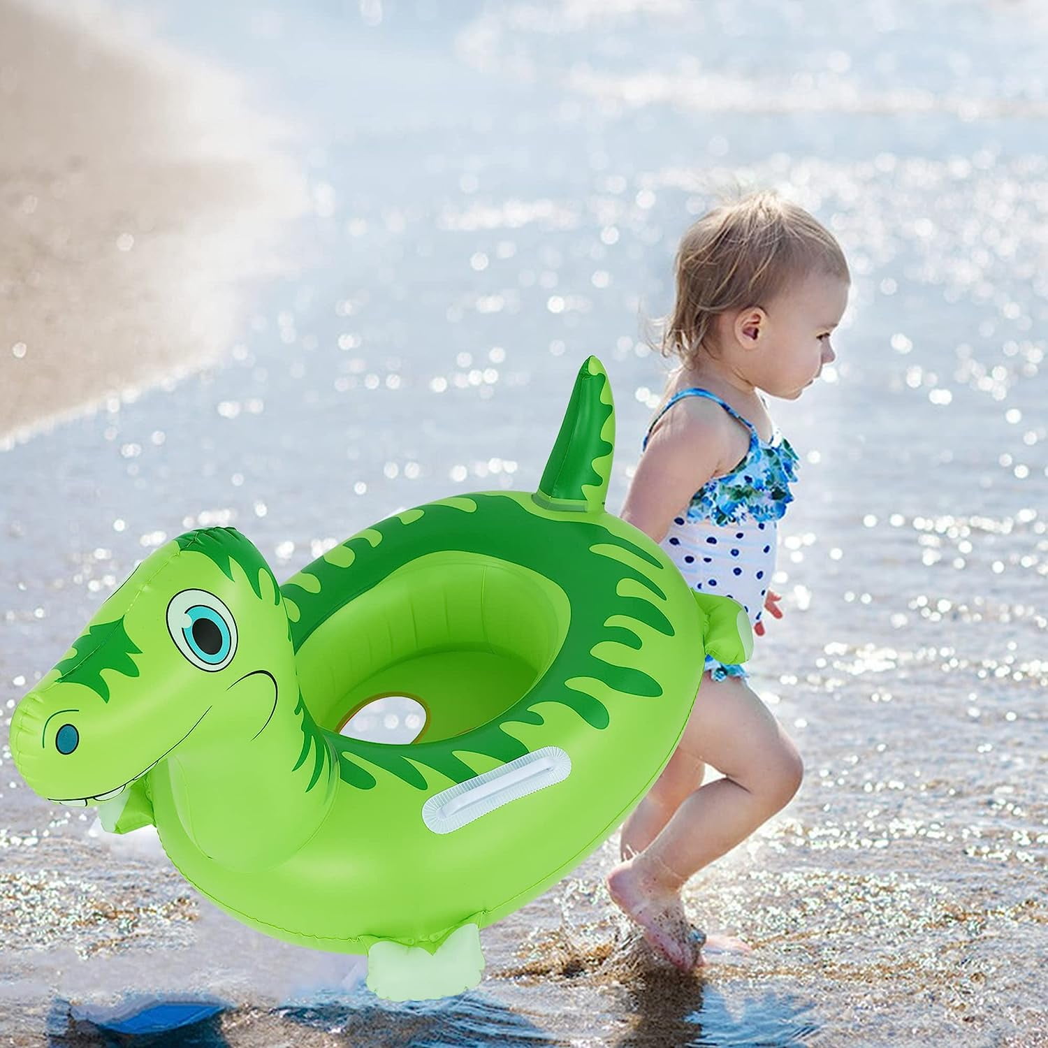 Pool Inflatables for Kids, Dinosaur Rubber Floats Swimming Pool