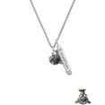 thumbnail image 2 of Delight Jewelry Resin Shark Silvertone Guardian Angel Bar Charm Necklace, 23", 2 of 4