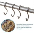 thumbnail image 2 of Premium 6 Pack Dual S Shaped Hooks Stainless Steel Hanger (6 Pack) Xxf, 2 of 5