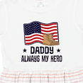 thumbnail image 4 of Inktastic Military Daddy Always My Hero Girls Toddler Dress, 4 of 5