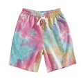 thumbnail image 1 of PEASKJP Mens Active Swim Short Bathing Suit Quick Dry Swimming Trunks Swimsuit, Pink XXL, 1 of 3