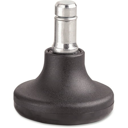 Master Caster MAS70179 Low Profile Bell Glides 5 Set Matte Black