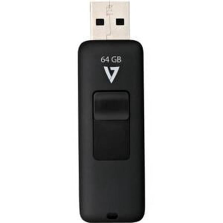 UPC: 0662919095388 | 64GB BLACK FLASH DRIVE USB2.0 RETRACTABLE CONNECTOR RTL