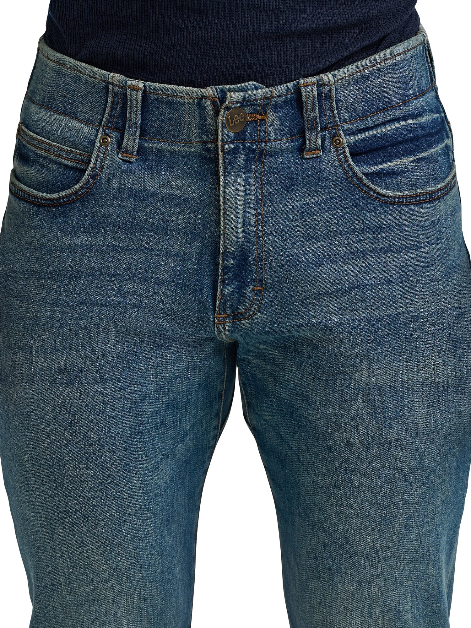 Lee Men’s and Big Men’s Extreme Motion Straight Fit Tapered Leg Jeans