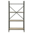 thumbnail image 2 of ACME Itzel 4-Shelves Bookshelf in Antique Oak and Sandy Gray, 2 of 7