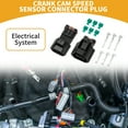 thumbnail image 2 of Conector de sensor de velocidad de cigüeñal de 3 pines Unique Bargains, enchufe macho hembra, conector de terminal de cable para Mitsubishi Evo 1 juego, 2 of 6