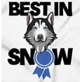 thumbnail image 2 of Best In Snow Huskies Dog Pet Lover Womens Fitted Plus Size Graphic Tee Brisco Brands 2X, 2 of 5