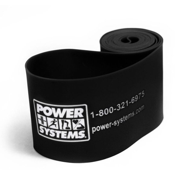 Banda de Resistencia Power Systems Negro Extra Pesada