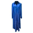 thumbnail image 4 of Plain Maxi Long Dress Women's Kaftan Long Sleeve Casaul Oversized Dress Casual Shirt Dress for Women Long Formal Dresses with Pockets Womens Strapless Dresses Summer Dresses Casual Long Womens Dresses, 4 of 5