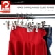 thumbnail image 3 of Percha de Ropa Antideslizante para Pantalones y Faldas con Dos Clips Antideslizantes, Estilo K/30D, 12 Pulgadas, Juego de 10, 3 of 6