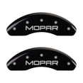 thumbnail image 2 of MGP 4 Caliper Covers Engraved Front & Rear MOPAR Black finish silver ch Fits select: 2013-2016 DODGE DART SXT, 2 of 6