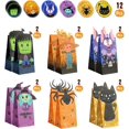 thumbnail image 3 of Naler Pack of 12 Halloween Paper Gift Bags,Halloween Trick or Treat Bag for Kids Adults Party Favors, 3 of 6