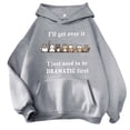 thumbnail image 1 of Gibobby Sudaderas para mujer, Ropa de otoño para adolescentes, sudadera de color, casual, con capucha, bolsillo para mujer(Gris,XG), 1 of 3