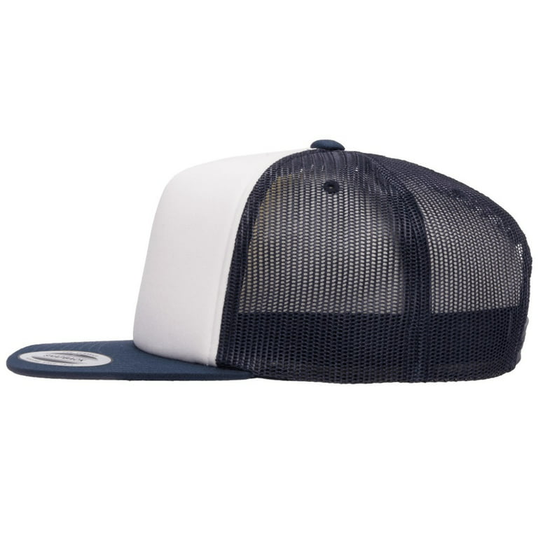 Flexfit By Yupoong Foam Trucker Cap With White Front