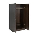 thumbnail image 4 of Prepac Elite 32" Wardrobe Cabinet, Espresso, 4 of 13
