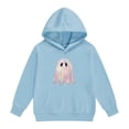 thumbnail image 5 of YunPes Girls Hoodies Oversized Baggy Long Sleeve Sweatshirt Cute Cartoon Ghost Halloween Shirt Teen Fall Winter Daily Wear, 5 of 6