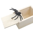 thumbnail image 2 of spider in the box spider wooden box trick prank, 2 of 5