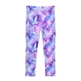 thumbnail image 4 of joogoo Girls' Leggings Bird on Marble Yoga Pants 4T, 4 of 8