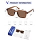 thumbnail image 5 of Gafas de Sol VANLINKER Polarizadas Cuadradas a la Moda VL9849 Marrón, 5 of 5