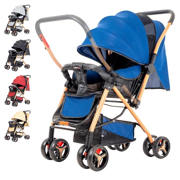 Carriola Bebe Plegable De Paseo Infantil Compacta Reclinable