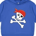 thumbnail image 3 of Inktastic Pirate Skull and Crossbones Toddler Hoodie, 3 of 4