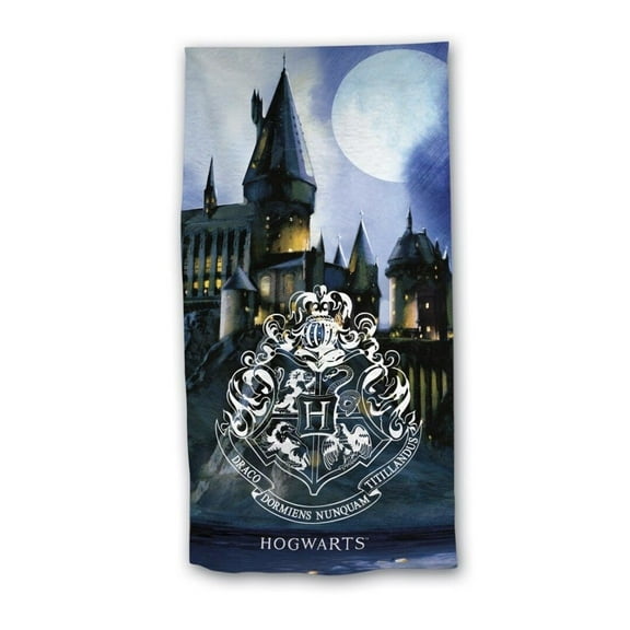 Harry Potter Hogwarts By Night Polyester Beach Towel