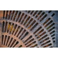 thumbnail image 2 of Lavoie, Tina 14x10 Gold Ornate Wood Framed with Double Matting Museum Art Print Titled - Old Montreal Metal Grate 01, 2 of 4