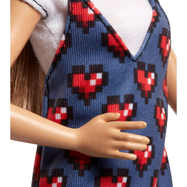 Barbie Fashionistas Doll, Petite, Wearing Heart-Print Dress - Walmart.com Barbie Fashionistas Doll, Petite, Wearing Heart-Print Dress - Walmart.com