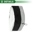 thumbnail image 4 of Cubiertas de llanta de repuesto para automóvil Unique Bargains, cubiertas de protección para ruedas, se ajustan a diámetros de llanta de 17 a 19 pulgadas, negras, 4 piezas, 4 of 7