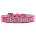 thumbnail image 5 of Dog, Puppy  Pet Ice Cream Collar, "Two Row Aurora Borealis Crystal Rimsets", 5 of 5