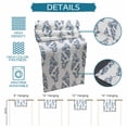 thumbnail image 6 of Blue Botanical Table Runner 120 Inches, Pastoral Elegant Spring Floral Bed Runner Dresser Scarves Tabletop for Indoor Outdoor Parties/Ceremony/Banquet, 13"x 120", 6 of 8