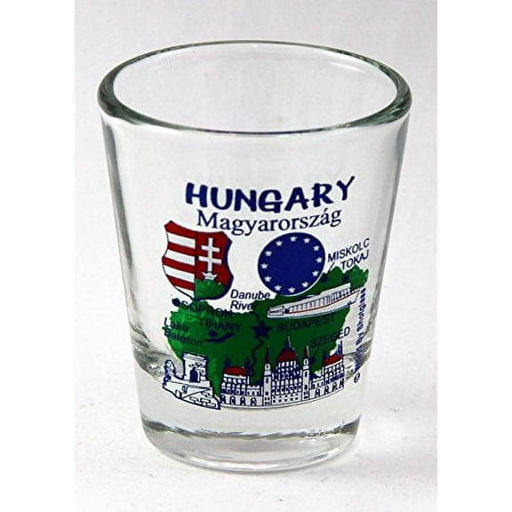 Hungary EU Series Landmarks and Icons Shot Glass